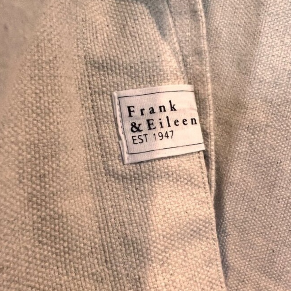 Frank & Eileen McLoghlin Natural Italian Brushed Canvas Shirt Jacket M/L - Picture 7 of 9